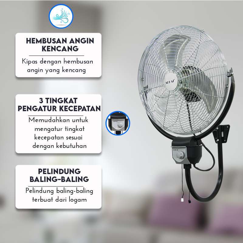 Sekai Kipas Angin Dinding Wall Fan Tornado 20 Inch - HWN 2060 CO | HWN2060CO